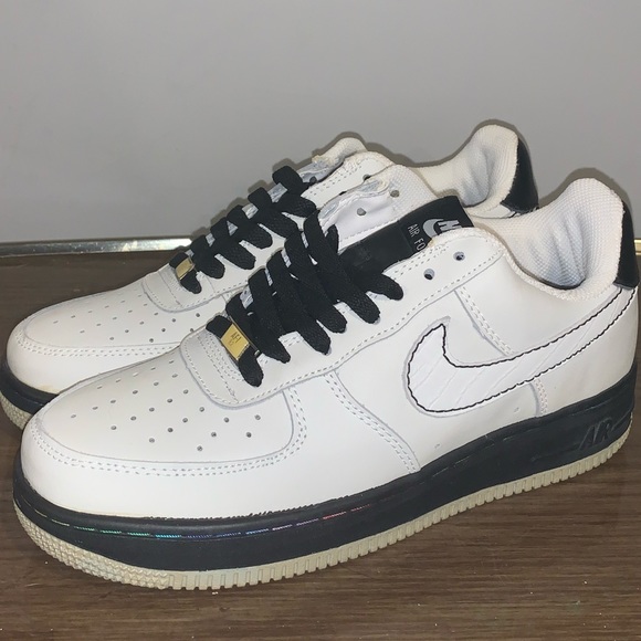 black rainbow air force ones